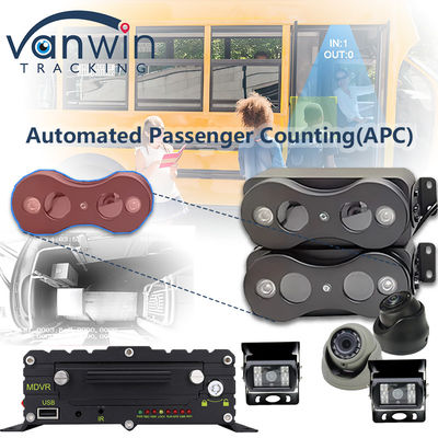 Alta precisión de las personas que cuentan sensor cámara automática del autobús contador de pasajeros conectar MDVR