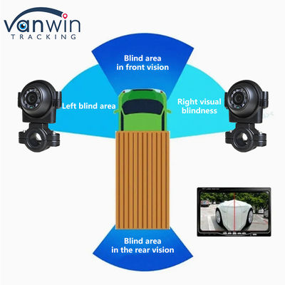 AHD 1080P IP69K cámara de visión lateral con visión nocturna de vehículo cámara de circuito cerrado para autobús y camión
