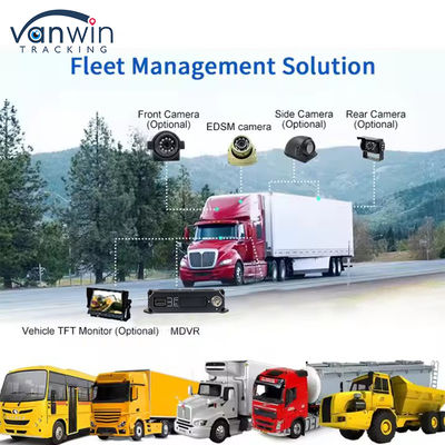 4CH doble tarjeta SD DVR móvil de tamaño pequeño Caja negra de automóvil en el vehículo CCTV 4G GPS MDVR