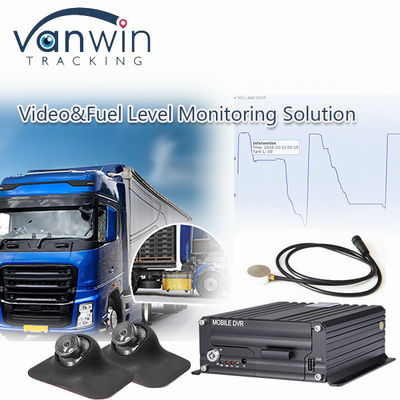 Easy Intall Vehículo Cctv MDVR Ultrasonido Control del nivel de líquido del aceite de combustible diesel Control de la flota
