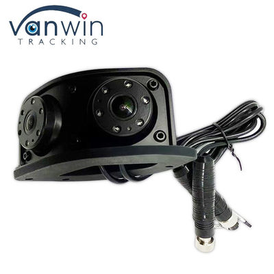 HD IR visión nocturna impermeable 1080P doble lente vista lateral área ciega vista trasera espejo vista trasera cámara de respaldo para autobús