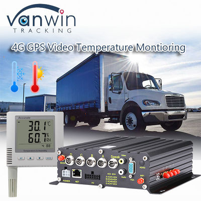 Sistema de monitoreo de temperatura de camiones congeladores 4G Vehículo GPS MDVR todo en una solución