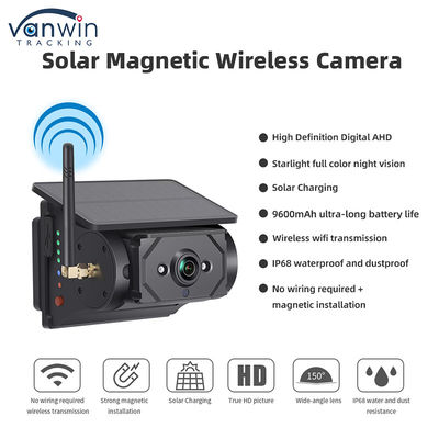 10.1 pulgadas de monitoreo de automóviles energía solar vigilancia inalámbrica sistema de CCTV seguridad de la cámara