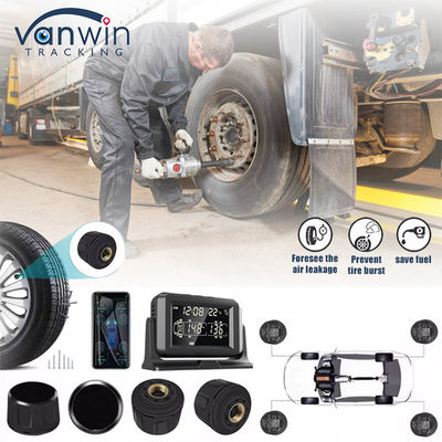 Apoyo 4G GPS DVR móvil 4 / 8 / 10 Control en tiempo real de la presión de los neumáticos Sistema inteligente