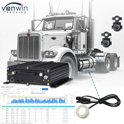 8CH DVR móvil para el sistema de monitoreo de combustible del automóvil y gestión de flotas GPS para conductores de camiones