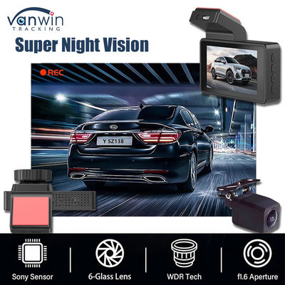 2K 1080P Dual Dash Cam WiFi APP Control de visión nocturna Monitor de estacionamiento G-Sensor para automóvil
