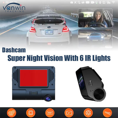 4G Dual Lens Dash Cam con GPS en vivo 4K Frente y Grabadora de vídeo