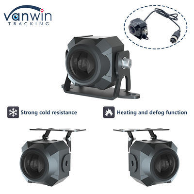 1080P IP69 impermeable 2MP de calefacción del vehículo anti niebla de la cámara de coche con 180 grados de ángulo de visión y función impermeable