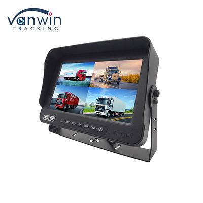 10.1 pulgadas AHD 1080P MDVR Monitor de 4 canales Full HD Inoxidable Monitor de pantalla dividida para vehículo