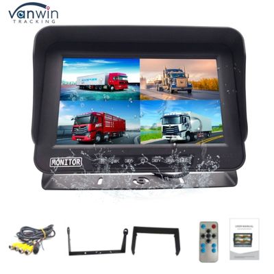 4 canales AI Monitor de automóviles impermeable IPX69 a prueba de explosiones 10 " Pantalla AHD para vehículos mecánicos