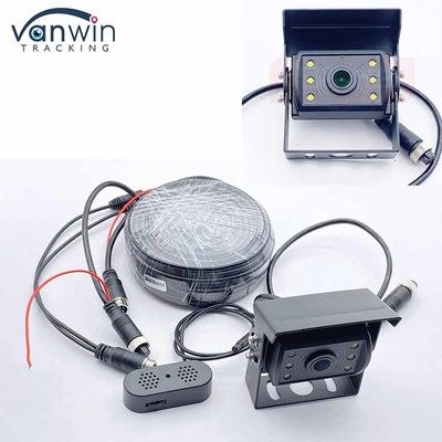 7 - Monitor HD de 7 pulgadas con cámara inversa de radar AHD IP68 Sistema de visión lateral / trasera impermeable para autobuses y camiones