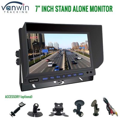 AHD Monitor 4 Canal 7 pulgadas Full HD1080P MDVR Split Display Monitor de coche para el vehículo