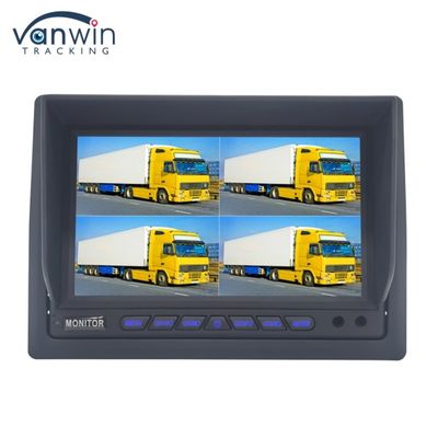 7 pulgadas de AHD Cuadricampo Split Car Monitor Sistema de monitorización de la pantalla del vehículo