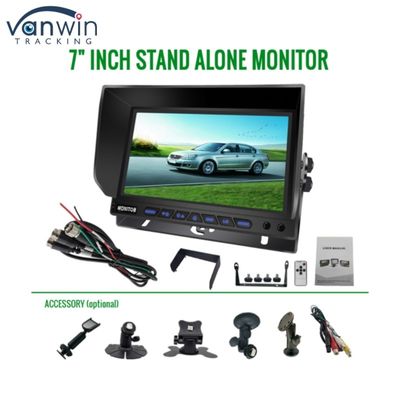 7 pulgadas de AHD Cuadricampo Split Car Monitor Sistema de monitorización de la pantalla del vehículo