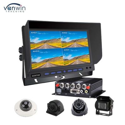 AHD/CVBS Multiple Video Mixed Input 4 Channel 7 Inch Split Display Monitor para automóviles para vehículos