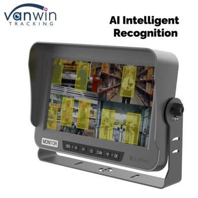 4 CH AI Sistema de monitoreo de vehículos IPX69 Impermeable a la explosión 10 pulgadas AHD