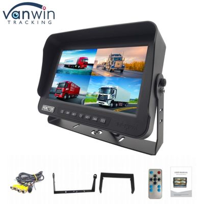 4 CH AI Sistema de monitoreo de vehículos IPX69 Impermeable a la explosión 10 pulgadas AHD