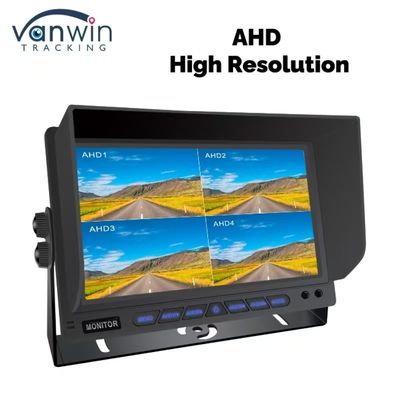 7 pulgadas de AHD Cuadricampo Split Car Monitor Sistema de monitorización de la pantalla del vehículo