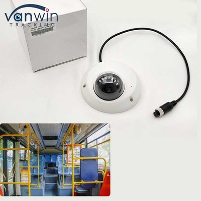 Visión nocturna AHD 720P 1080P 2MP Cámara de domo interior del vehículo con conector de aviación e entrada de audio opcional