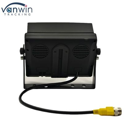 5 pulgadas de pantalla LCD TFT de monitoreo de automóviles Conector de metal + 4PIN CCD de color cámara retrovisora 12-24v para caravana Van Rv