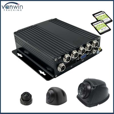4CH 1080P Dual SD Card DVR móvil 4G GPS1080P Función GPS del vehículo 12 meses de garantía
