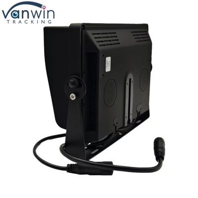 10.1 pulgadas 4 canales de monitoreo de automóviles de gran tamaño HD pantalla de vigilancia para una variedad de vehículos