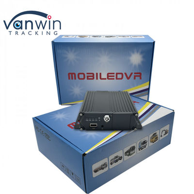 Tarjeta SD de 4 canales DVR móvil con doble tarjeta para monitoreo de vehículos