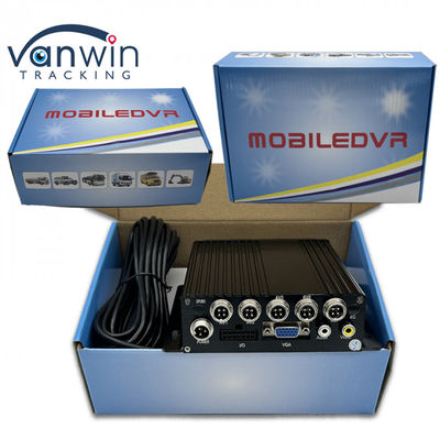 4G GPS MDVR 4 CH SD Card Video Recorder Dual Card Dual Standby para la vigilancia de la seguridad del vehículo