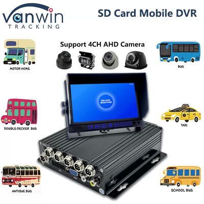 Tarjeta SD 4G MDVR 1080P 8 canal de registro de vehículos con función GPS adecuado para cada flota