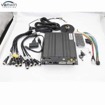 Recordador DVR móvil 1080P de 4 canales personalizable. Sistema de monitoreo de flota de autobuses y camiones.