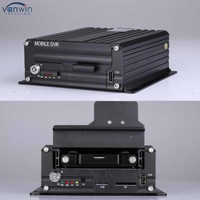 Recordador DVR móvil 1080P de 4 canales personalizable. Sistema de monitoreo de flota de autobuses y camiones.