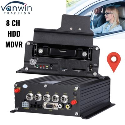 Sistema de DVR móvil HDD profesional de alta definición 1080P 8CH para el seguimiento de vehículos