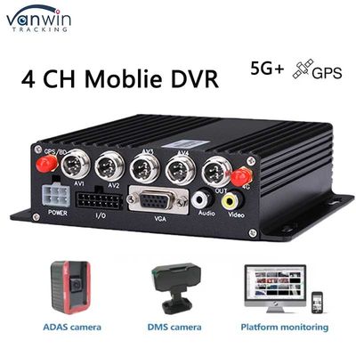 4 canales DVR de coche con 5G GPS AHD cámara de tarjeta SD Grabadora de vídeo para camión autobús