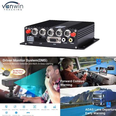 8CH SD DVR 4G GPS ADAS DMS AI MDVR 1080P H.265 DVR móvil Dashcam Grabador GPS móvil