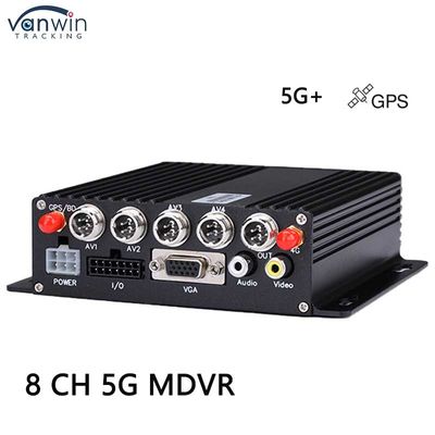 8 canales DVR de automóviles con 5G GPS AHD 1080P cámara Grabadora de vídeo de tarjeta SD para autobús de camión