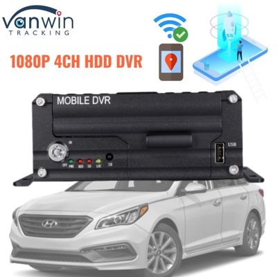 1080P 4CH HDD DVR 5G GPS Tracker Sistema de vigilancia de vehículos para la seguridad de la flota