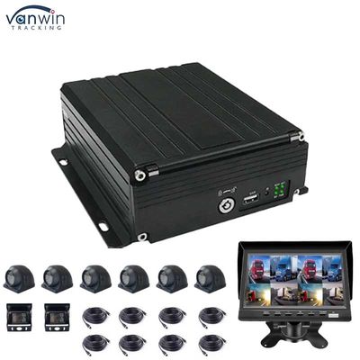 8CH 1080P AI MDVR con ADAS DMS, Grabadora de vídeo de vehículo 4G GPS para autobús de camiones, soporte HDD SSD OEM