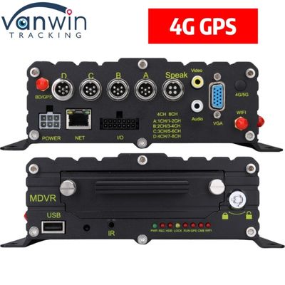 Sistema de vigilancia profesional de vehículos 4 CH HDD MNVR con GPS 4G para cada flota