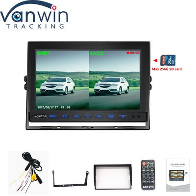 10.1 pulgadas HD TFT pantalla LCD pantalla impermeable del vehículo para camiones / furgonetas suministro de energía DC 12V-24V -30C a 80C modo nocturno