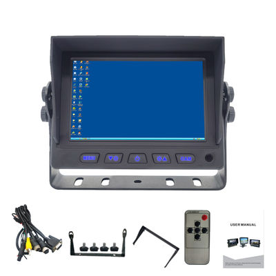 10.1 pulgadas HD TFT pantalla LCD pantalla impermeable del vehículo para camiones / furgonetas suministro de energía DC 12V-24V -30C a 80C modo nocturno
