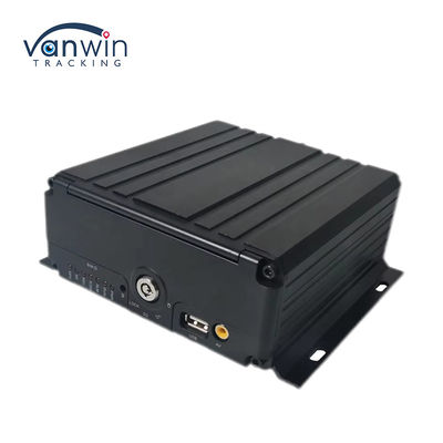 Sistema de vigilancia móvil 4CH AHD 1080P instalado en el vehículo con almacenamiento HDD y pantalla de monitoreo HD