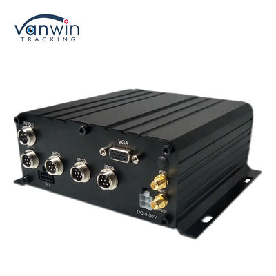 Sistema de vigilancia móvil 4CH AHD 1080P instalado en el vehículo con almacenamiento HDD y pantalla de monitoreo HD
