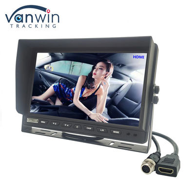 7 pulgadas de alta resolución 1024x600 de resolución de monitoreo de TV de coche con conector HDMI para MDVR
