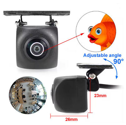 1080P AHD 170° Visión trasera de automóvil Visión trasera de automóvil Visión trasera de automóvil Lente de ojo de pez Negro Visión nocturna universal