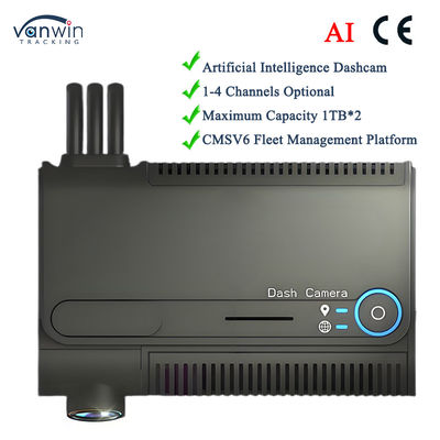 Full HD Dashcam 1-4 Canal GPS Tracked Vehicle Camera 1080P Dash Camera para el DVR de automóviles móviles de taxi en el servidor CMSV6