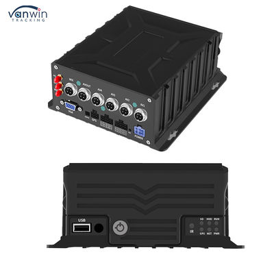 Sistema de DVR móvil 4CH 1080P AI con rastreador GPS y cámara trasera del vehículo