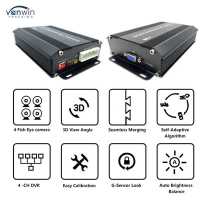 Sistema de visión de pájaro 360 en redonda para vehículos, camiones y autobuses