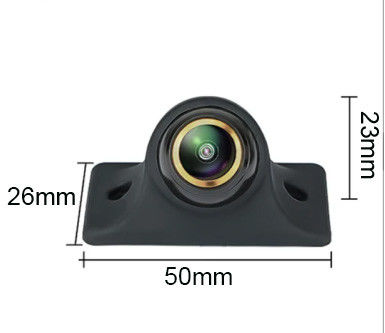 Mini AHD 1080P Impermeable Frente Visión lateral trasera Cámara de visión nocturna 170° Lente de ojo de pez Cámara de respaldo inversa de automóvil