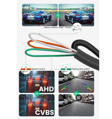 1080P Mini cámara trasera cámara espía oculta para coche o taxi