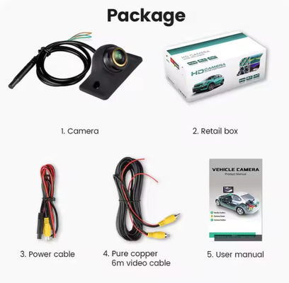 1080P Mini cámara trasera cámara espía oculta para coche o taxi